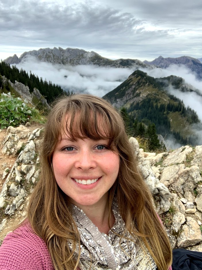 Selfie of me on top of a Mountain in Bavaria