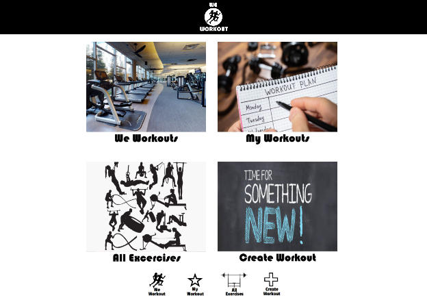 We Workout Application